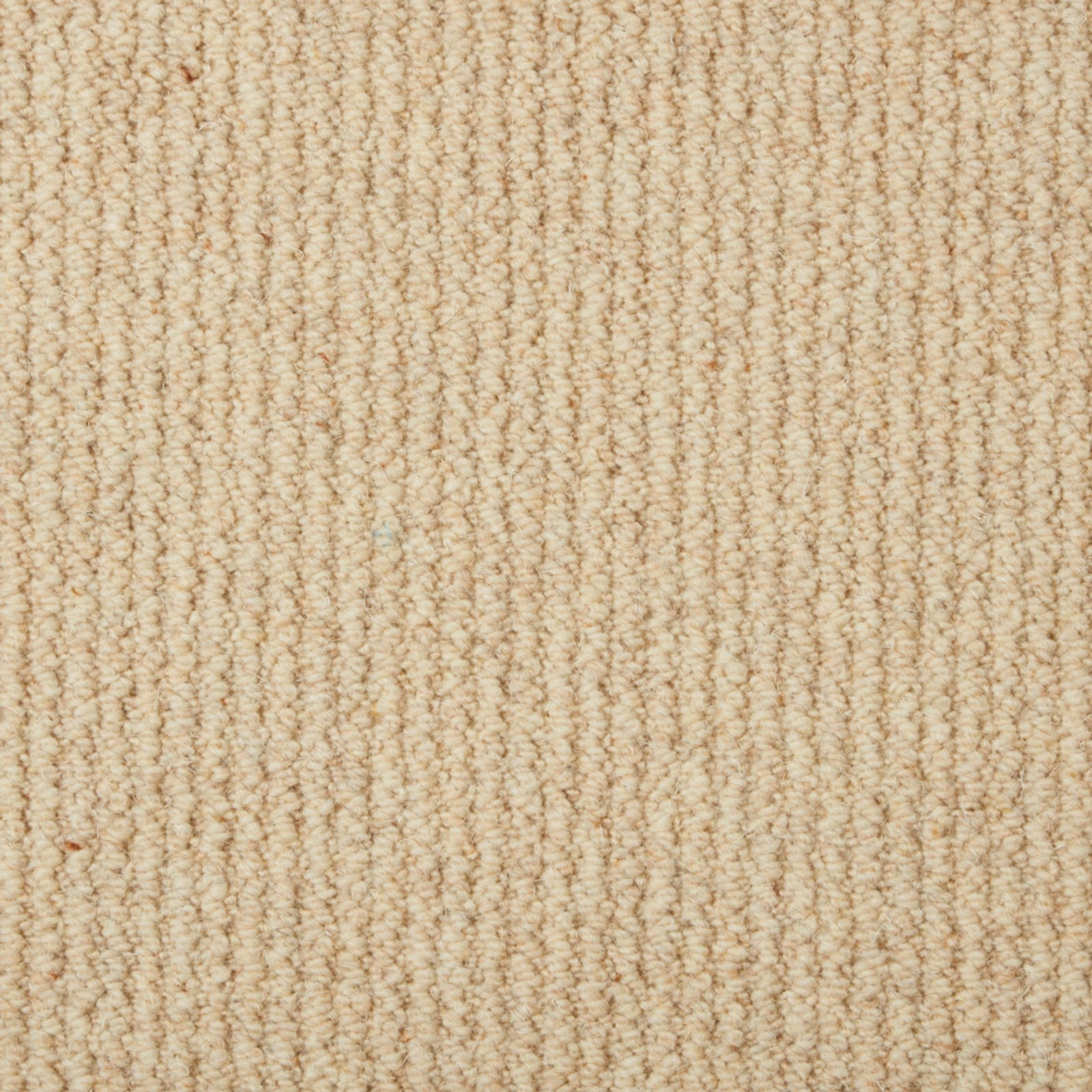 Warm oatmeal beige carpet with fine flecked vertical wool loops