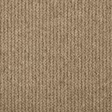 Warm stone-beige carpet with tightly looped, narrow vertical rib texture