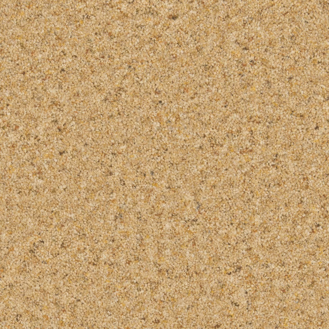 Warm marigold-gold carpet swatch with dense, softly flecked wool-twist texture