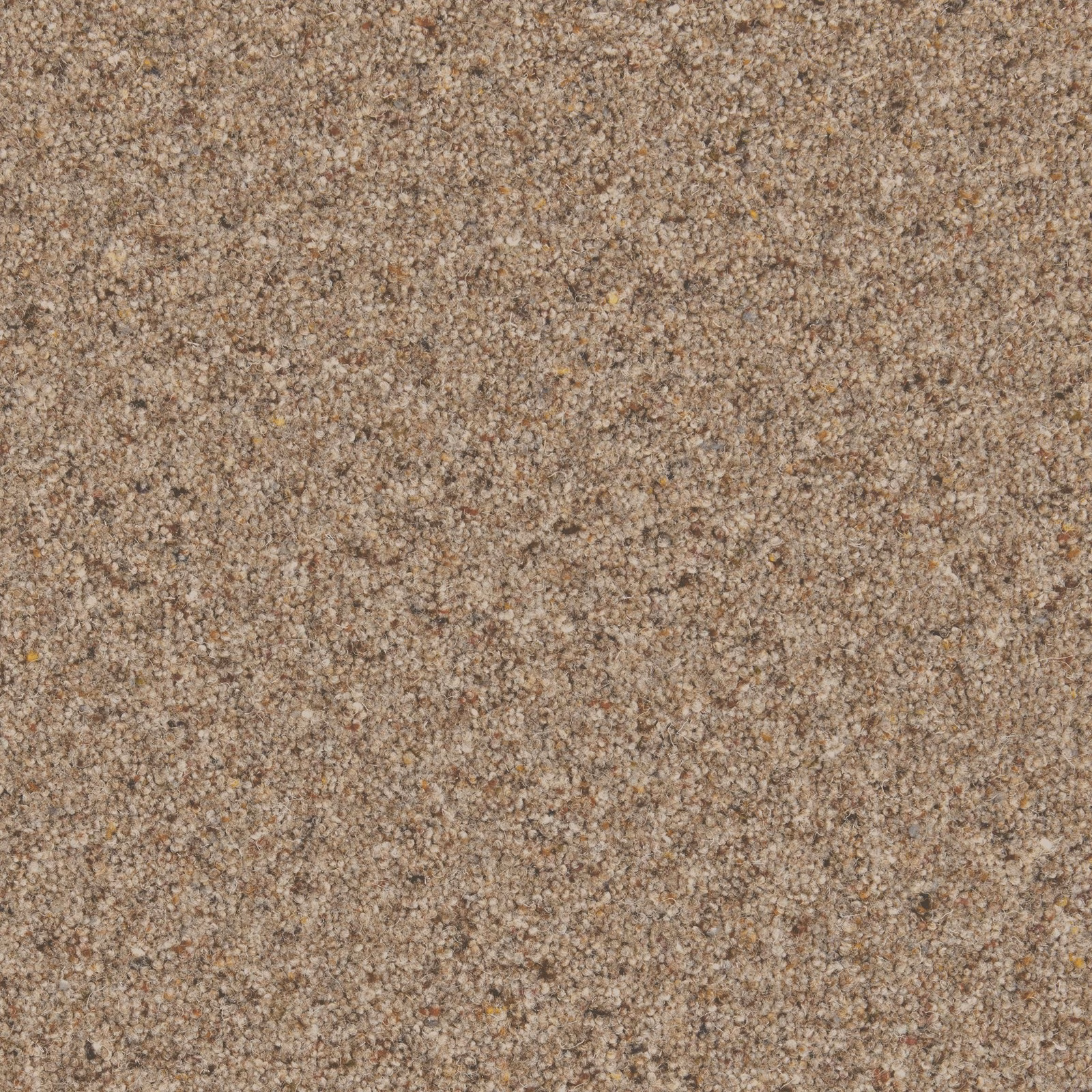 Close-up of muted clay beige Wool Twist with dense taupe and sandy flecks