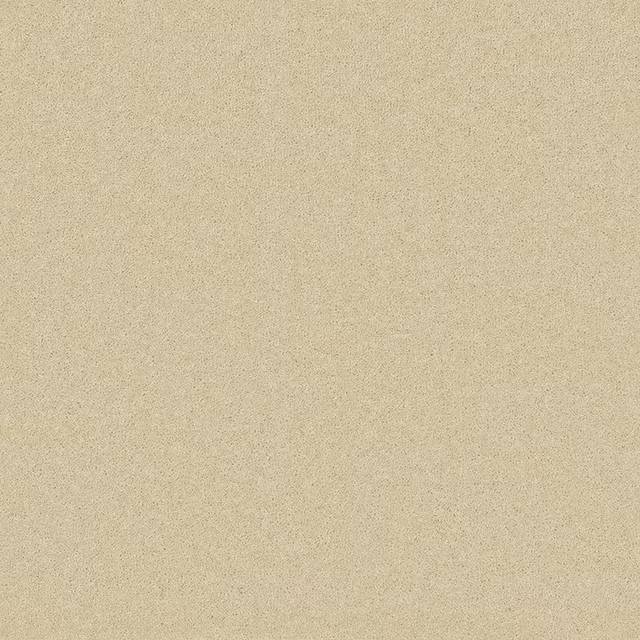 Warm pale beige carpet swatch with fine speckled wool twist texture