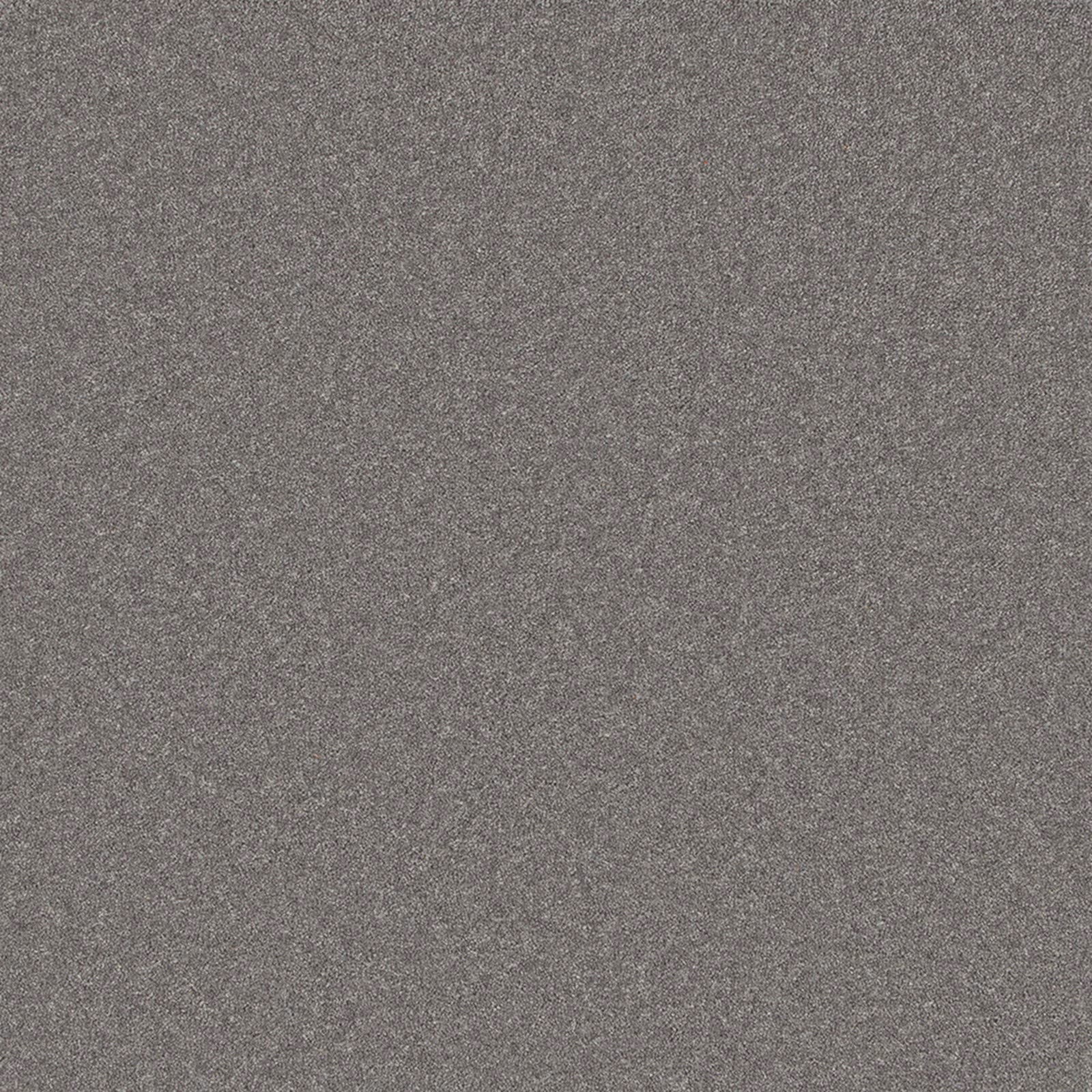 Close-up of cool slate grey Wool Twist with a dense, softly flecked texture