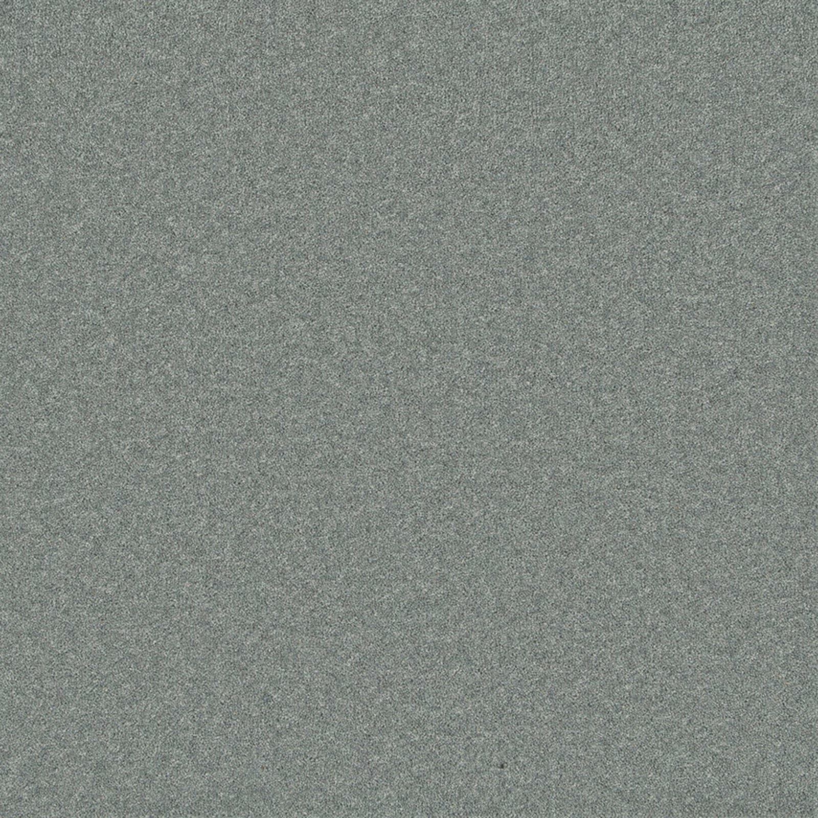Close-up of Lagoon wool twist carpet in muted blue-grey green with fine mottling