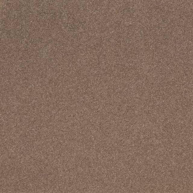 Warm rosewood-brown carpet surface with a fine, softly mottled twist texture