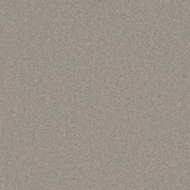 Mushroom-grey taupe Wool Twist carpet with a fine peppered texture