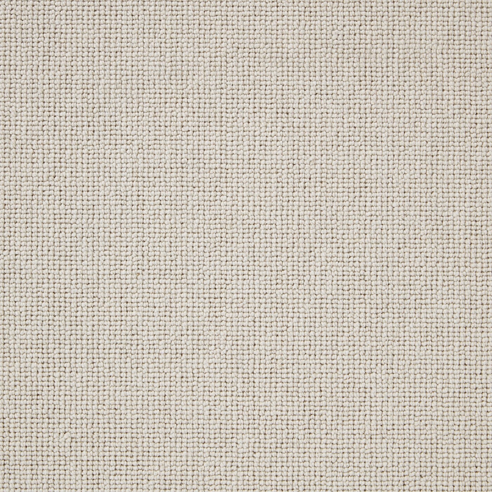 Close-up of Calico wool-loop carpet in a softly flecked oatmeal-grey neutral