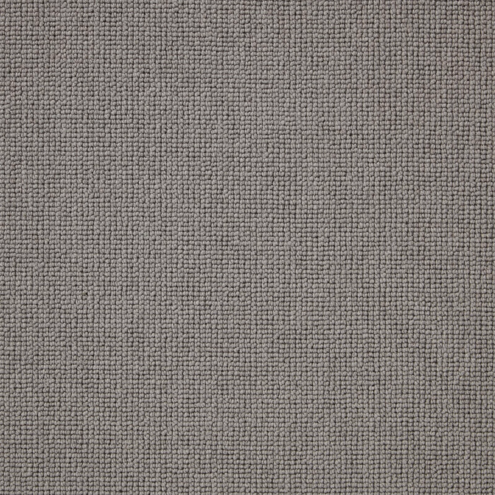 Close-up of cool graphite-grey carpet with a dense, even wool loop texture