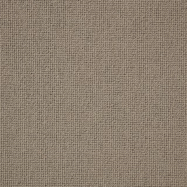 Dense warm taupe wool loop texture with fine pebbled variation