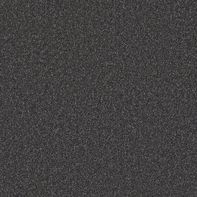 Dark charcoal-grey carpet with a dense fine flecked texture and subtle tonal variation
