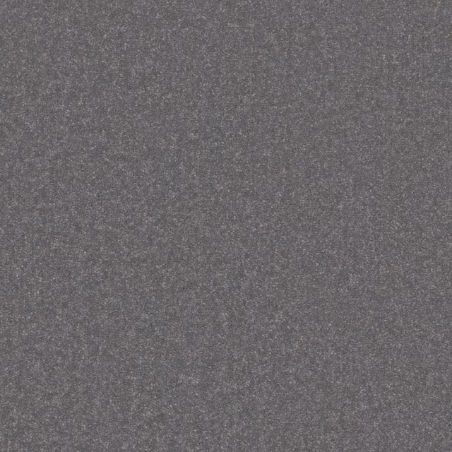 Charcoal-grey Pumice carpet swatch with dense, softly flecked low-pile texture