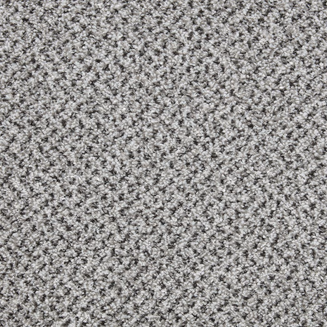 Cool grey New Moon carpet with dense black-and-white flecked texture