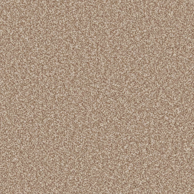 Warm taupe-beige carpet with dense mottled pile and fine cream flecks