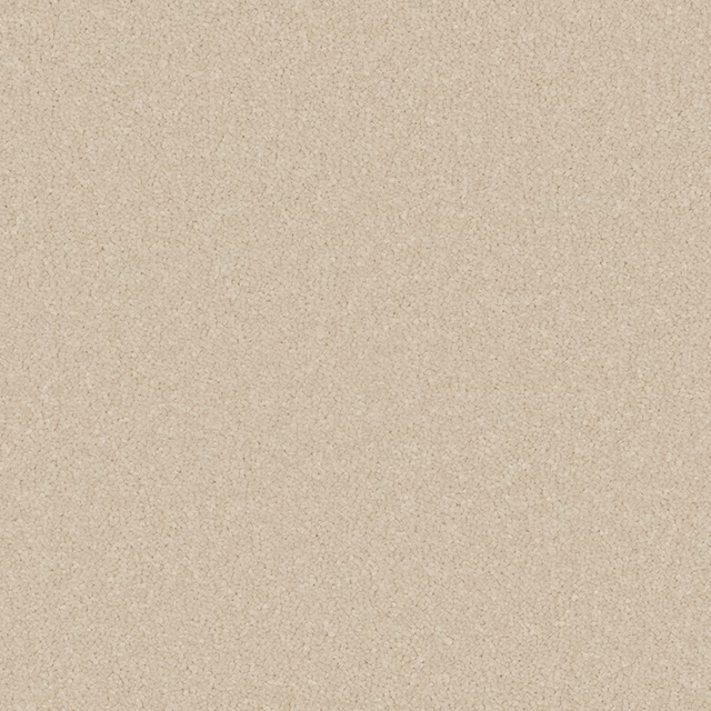 Warm ecru carpet swatch with a fine, softly mottled beige texture