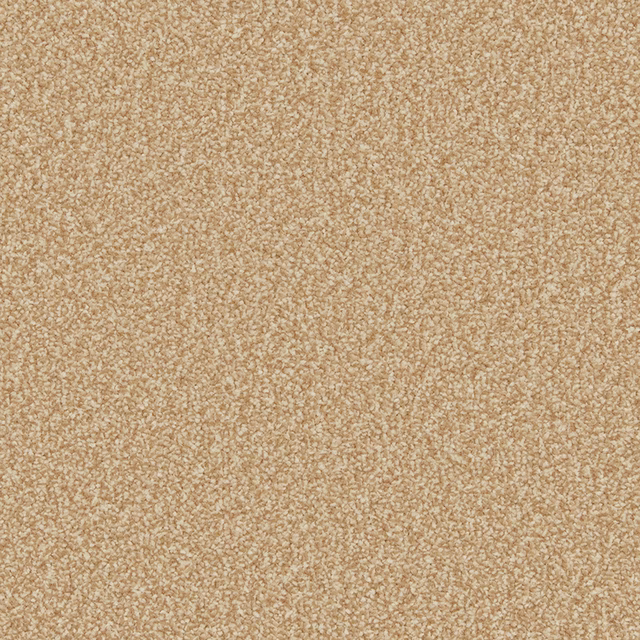 Warm flax-beige carpet with a dense, softly flecked textured surface
