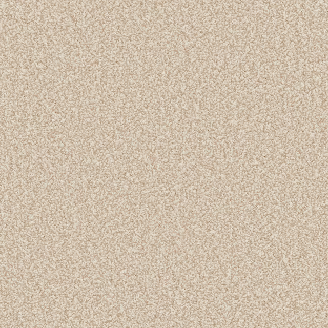 Warm nougat carpet with fine cream-beige mottled pile texture