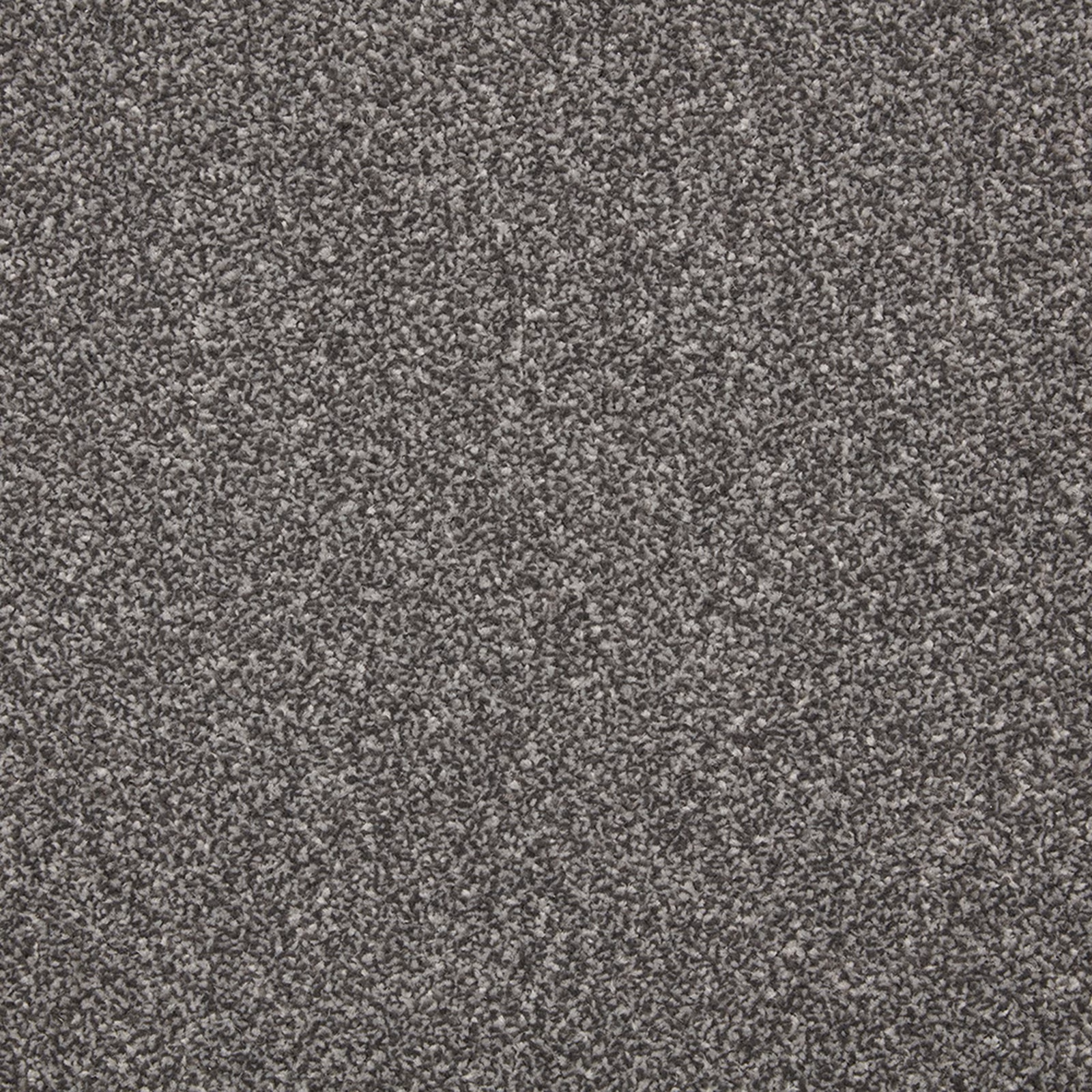 Close-up of Raven carpet in charcoal grey with dense salt-and-pepper flecked texture
