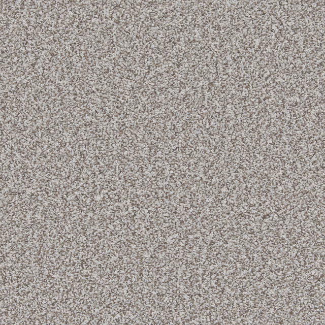 Cool greige taupe carpet showing a dense, fine flecked pile with stone-grey depth