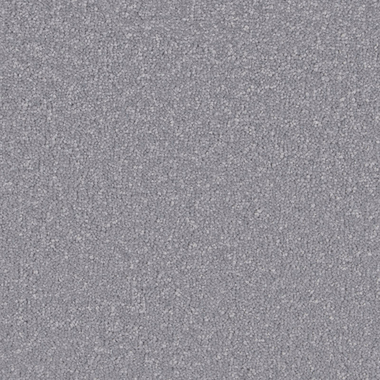 Cool medium-grey carpet with a dense, softly pebbled deep-pile texture