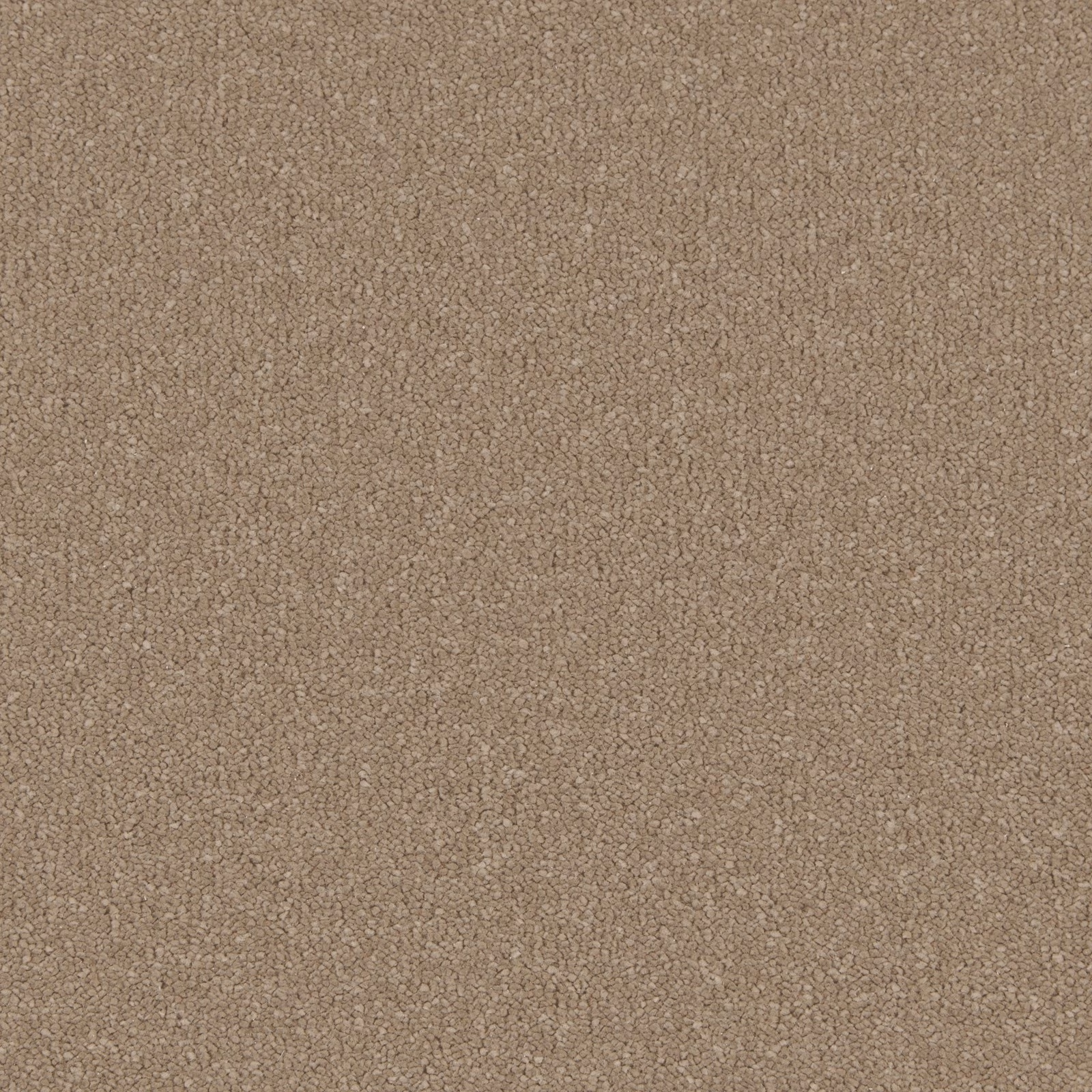 Warm mushroom-taupe soft deep-pile carpet with a close, subtly pebbled texture
