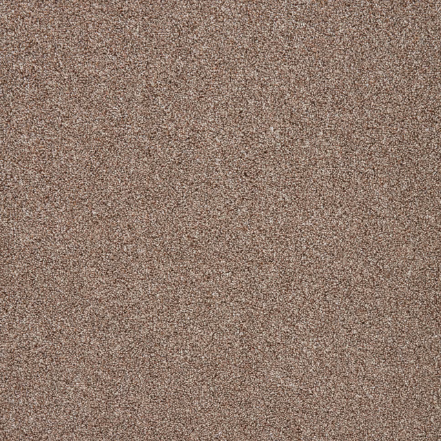 Warm taupe-brown Driftwood carpet with a dense, finely flecked textured pile