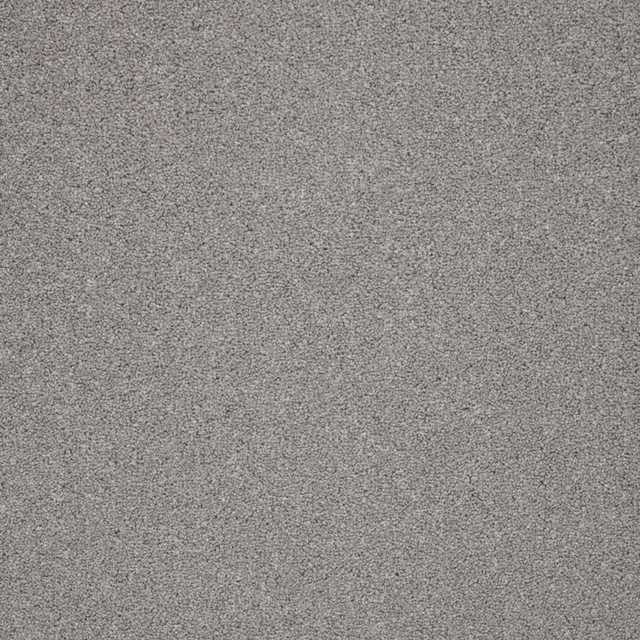 Close-up of Seagull carpet in cool mottled mid-grey with a fine flecked texture