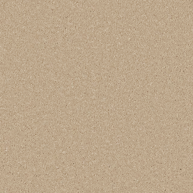 Warm beige-taupe carpet swatch with a close, softly flecked nubby texture