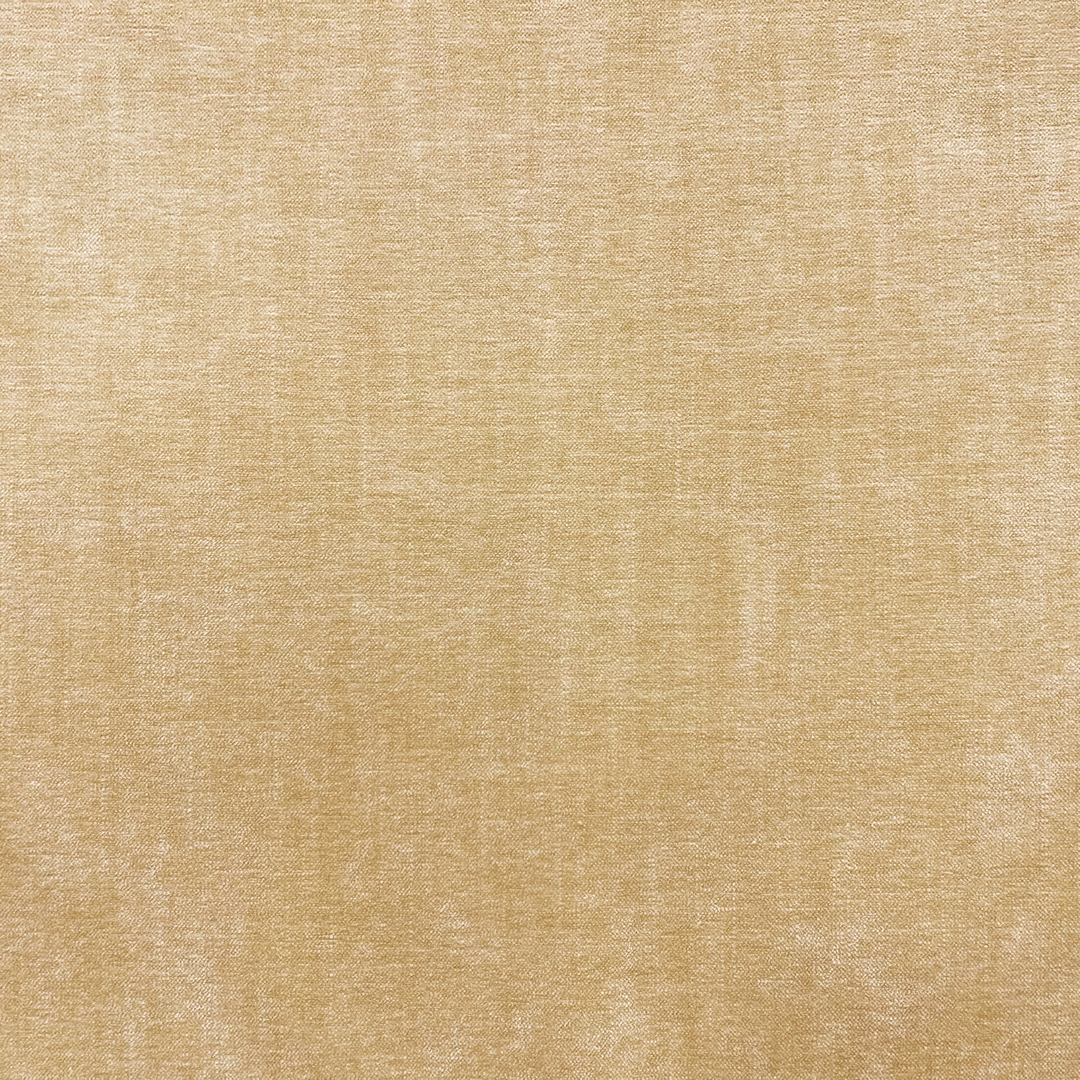 Warm sand-beige chenille with subtle vertical tonal striations and a softly brushed texture