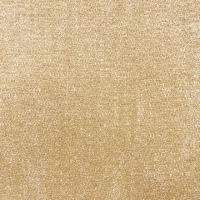 Warm sand-beige chenille with subtle vertical tonal striations and a softly brushed texture