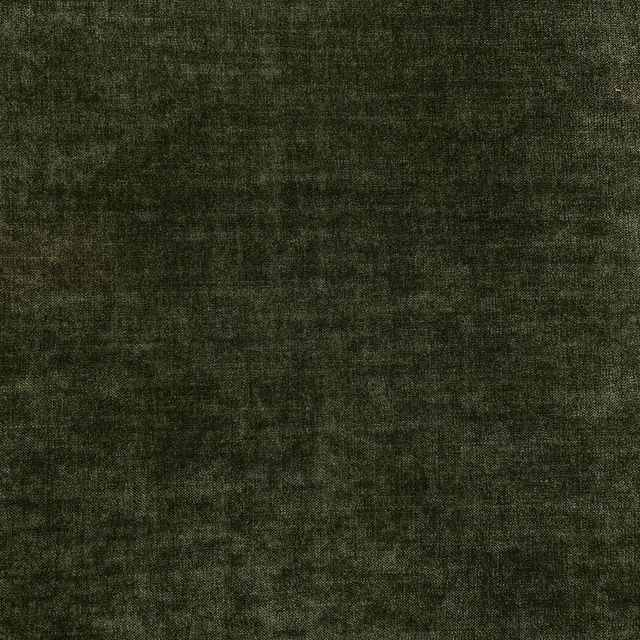 Deep charcoal olive chenille with a softly mottled, crosshatched woven texture