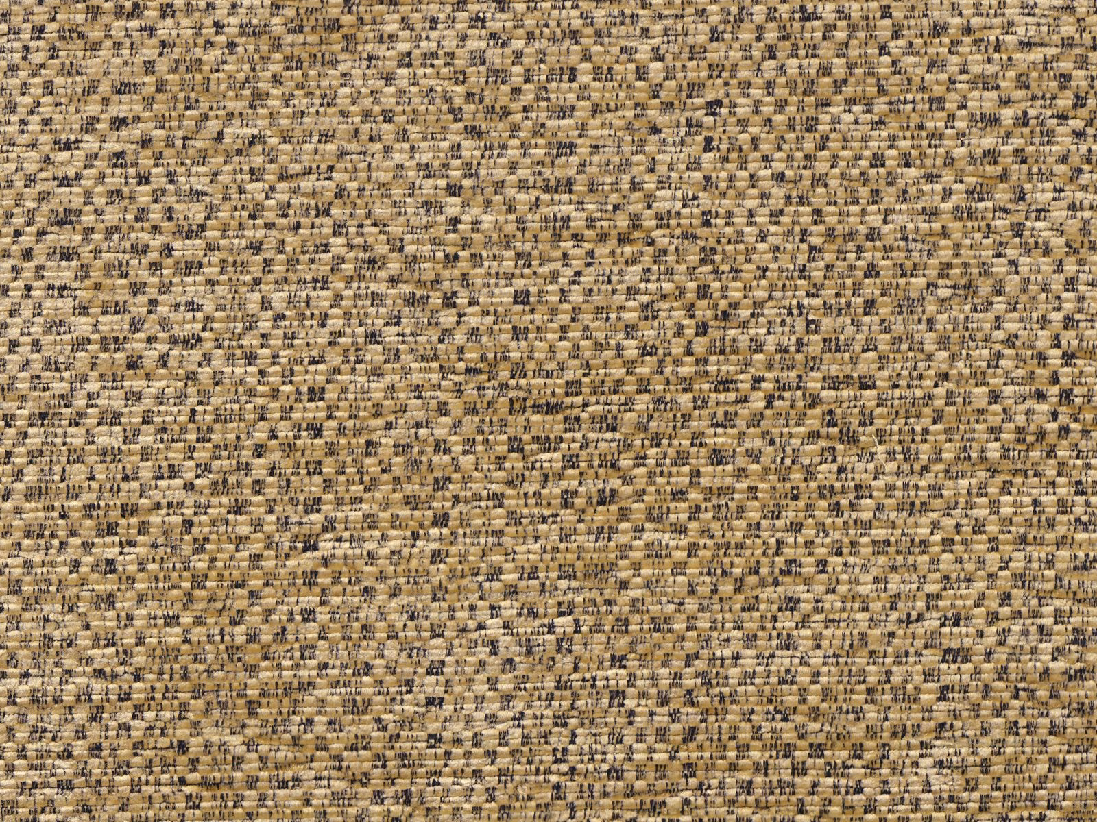 Warm taupe chenille with dense brown and charcoal flecked weave