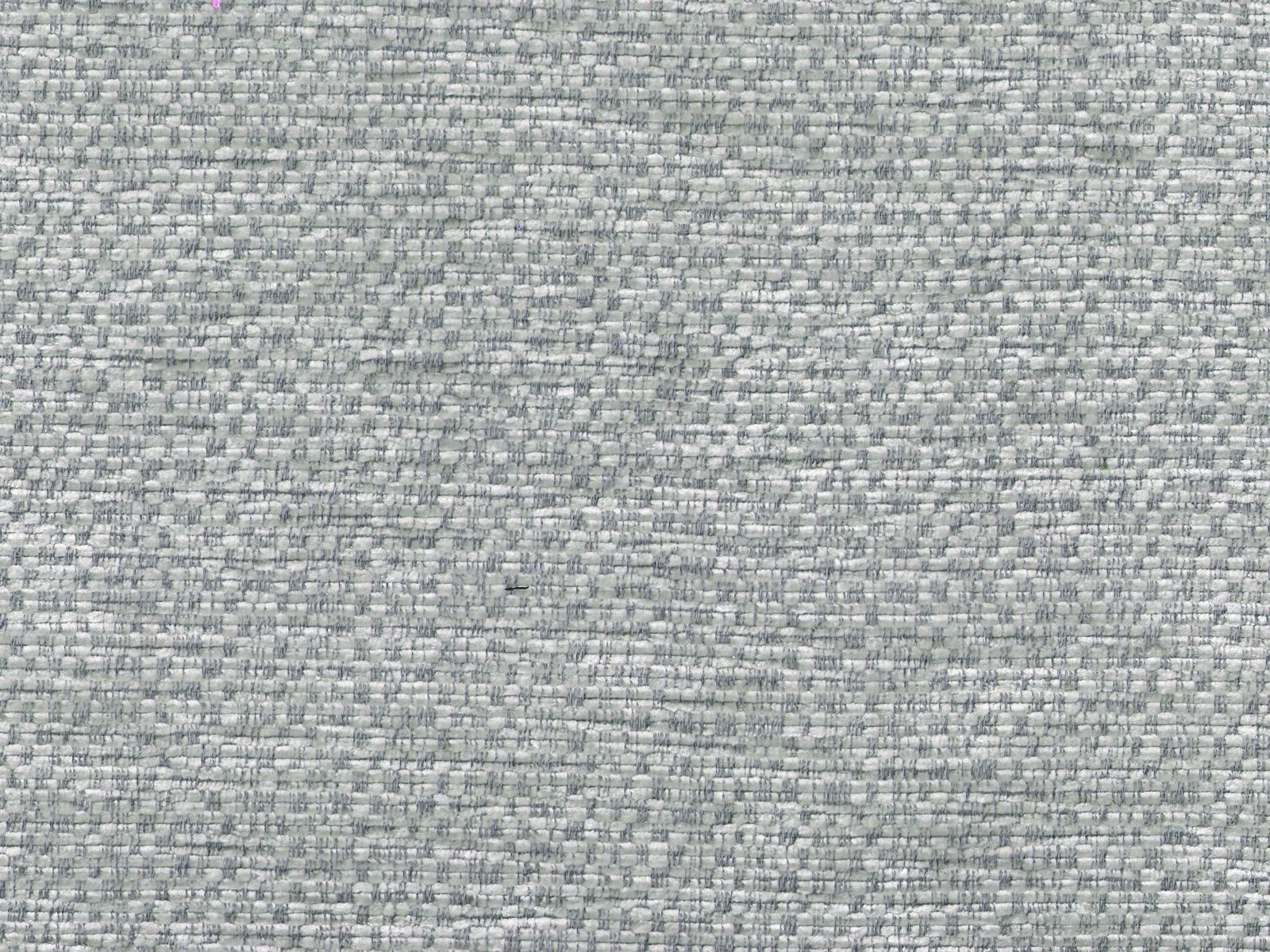 Cool sage-grey chenille with a fine mottled weave and softly flecked texture