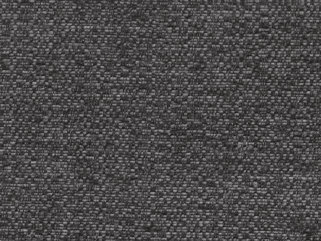 Close-up of charcoal-grey chenille with a dense, softly mottled woven texture