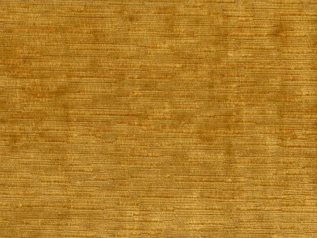 Warm golden ochre velvet with fine horizontal striations and a softly brushed surface