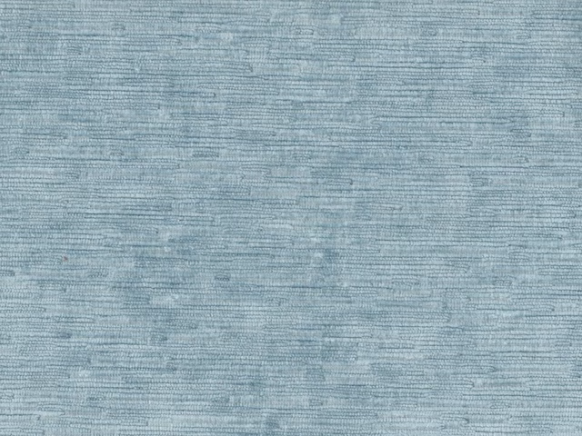 Close-up of muted aqua-blue velvet with fine horizontal greyed striations