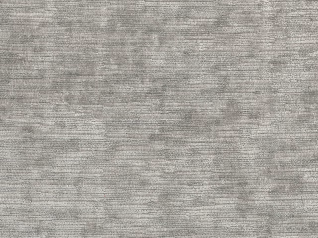 Cool silver-grey velvet with fine horizontal striations and softly mottled tonal texture