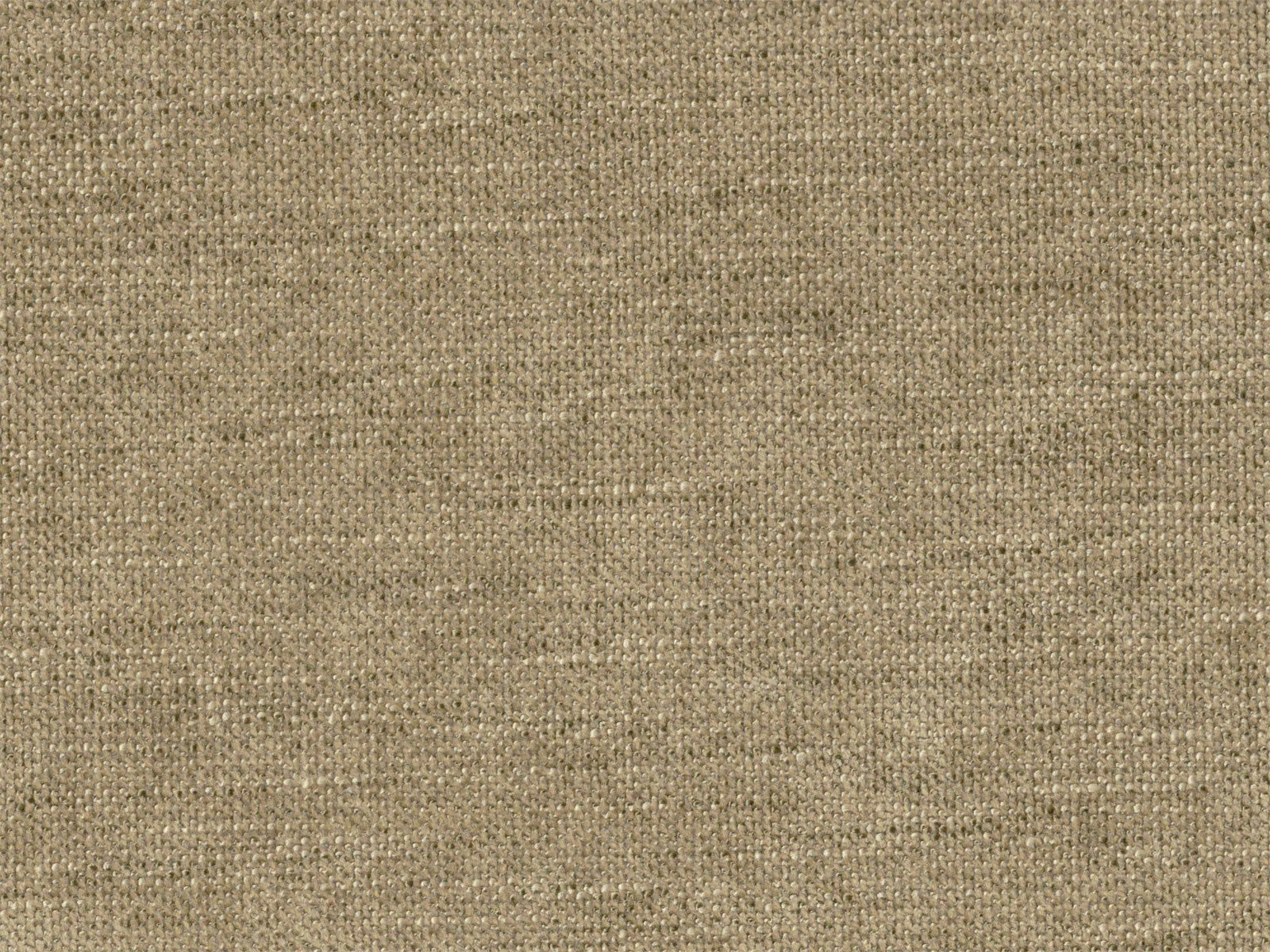 Close-up of warm taupe beige chenille with a fine mottled woven texture