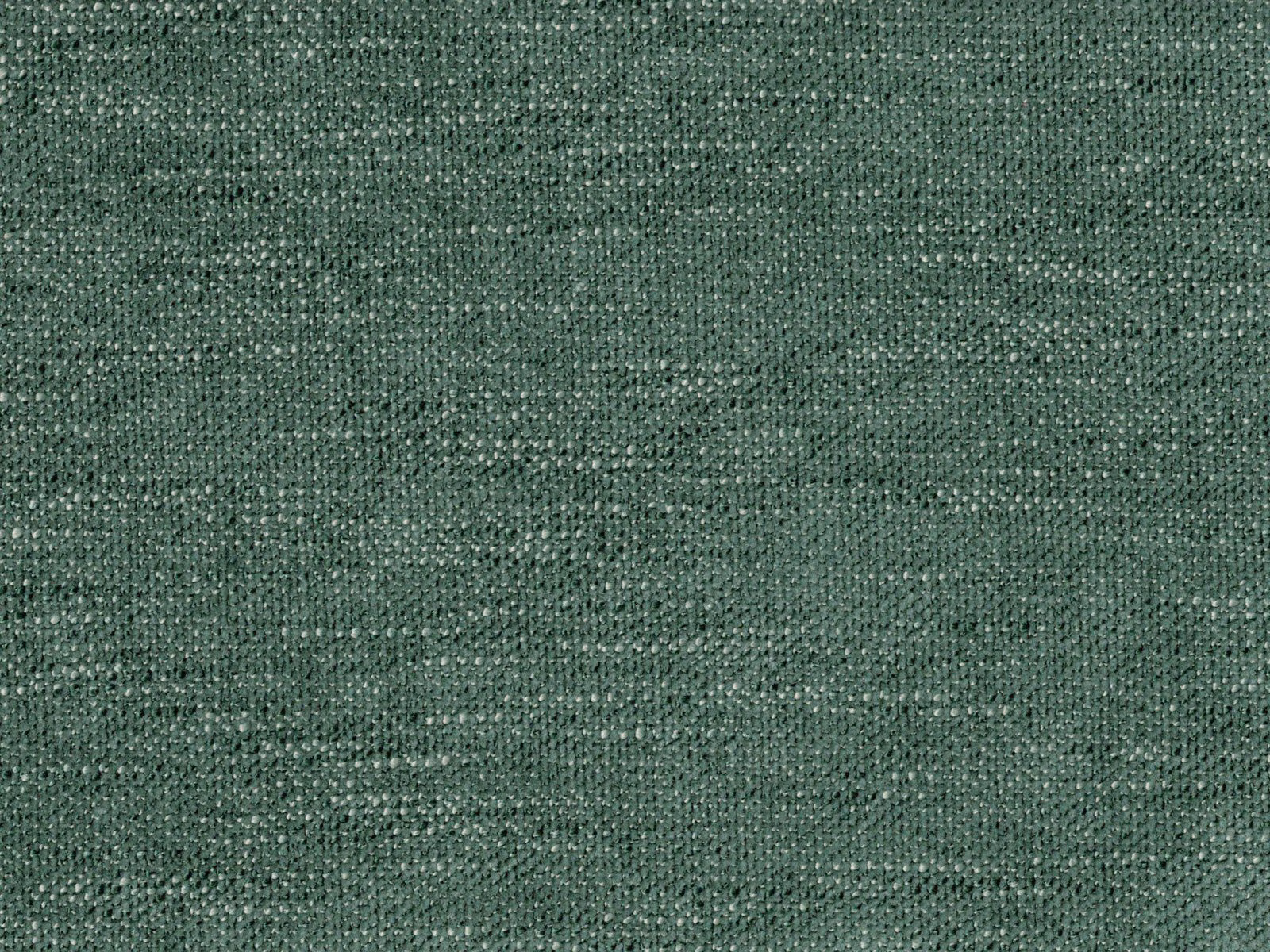 Close-up of muted sea-green chenille with blue-grey flecks and fine woven texture