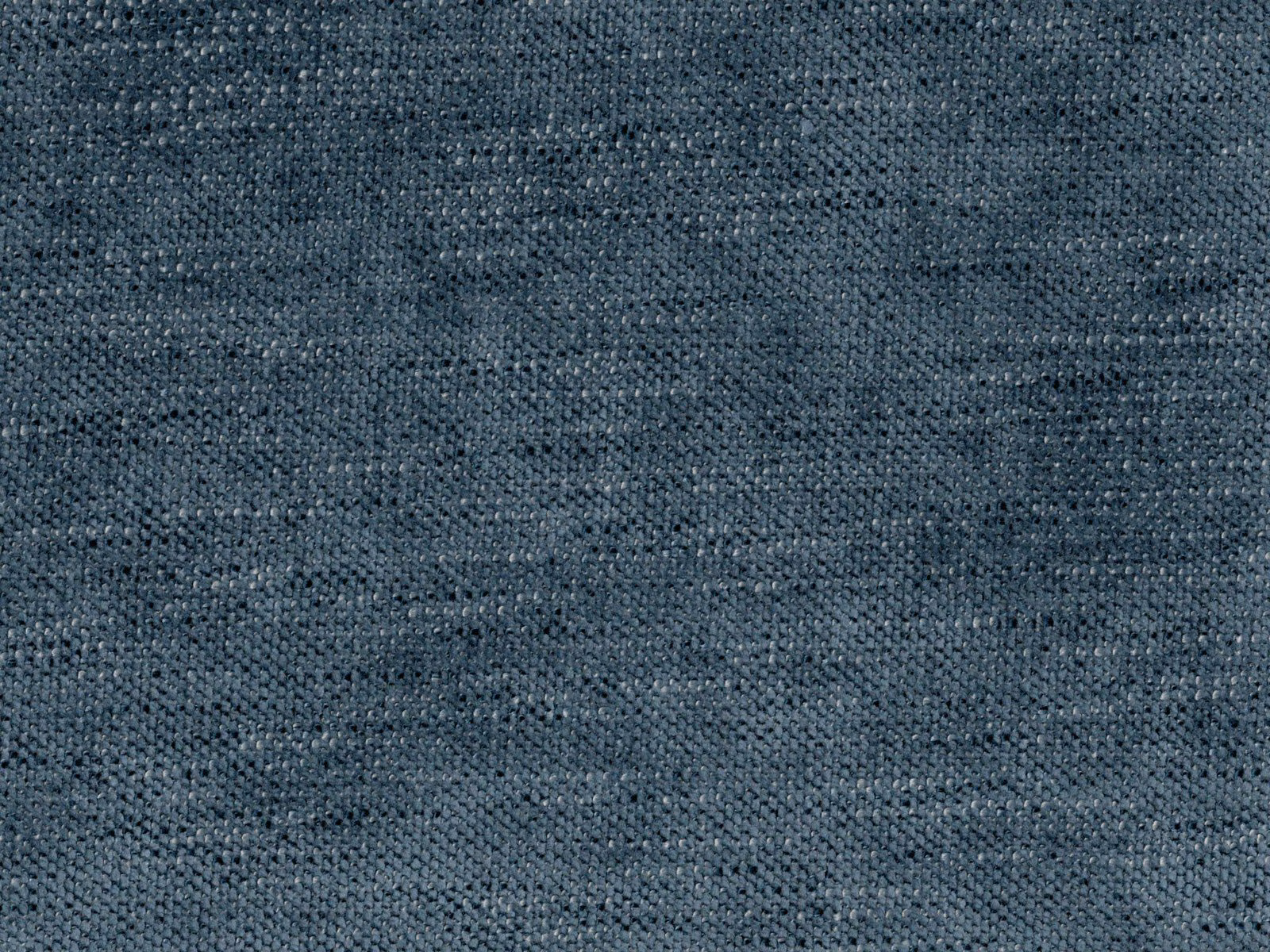Slate blue-grey chenille with nubby weave and subtle horizontal tonal bands
