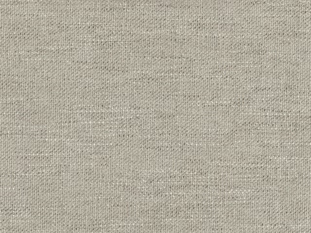 Close-up of pale greige taupe chenille with fine nubby woven texture