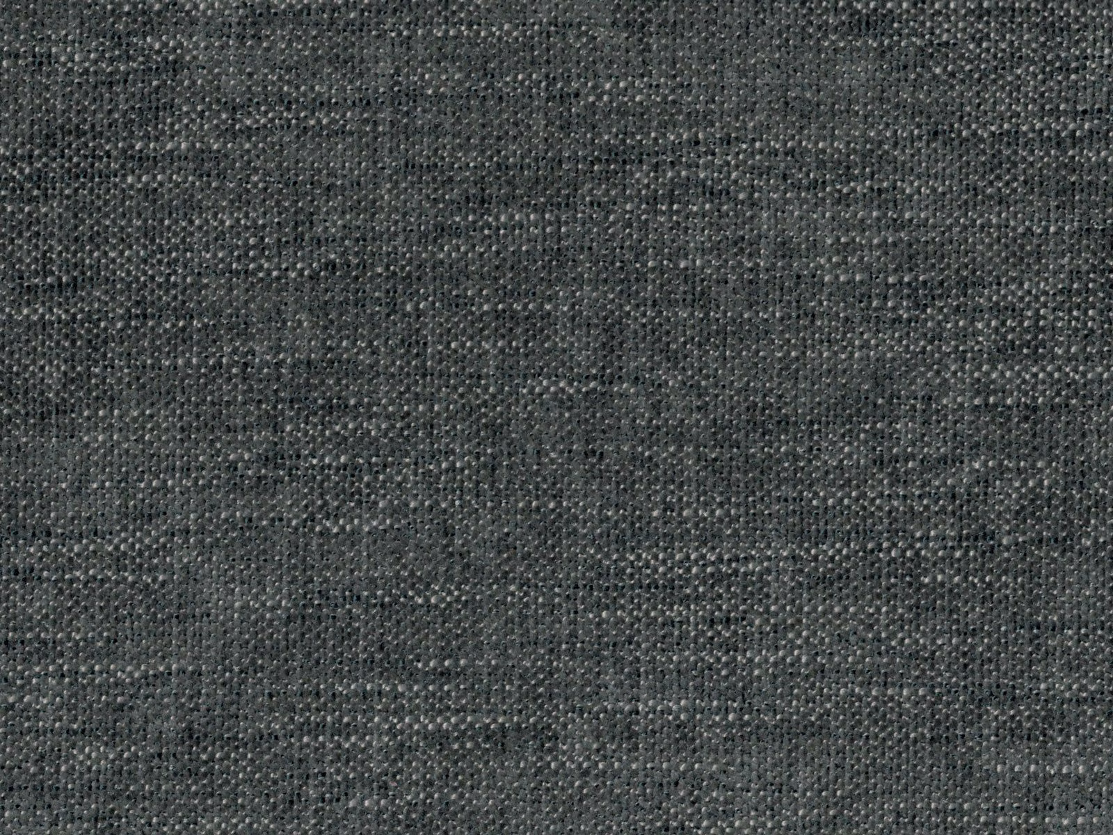 Close-up of charcoal-grey chenille with a finely mottled woven texture