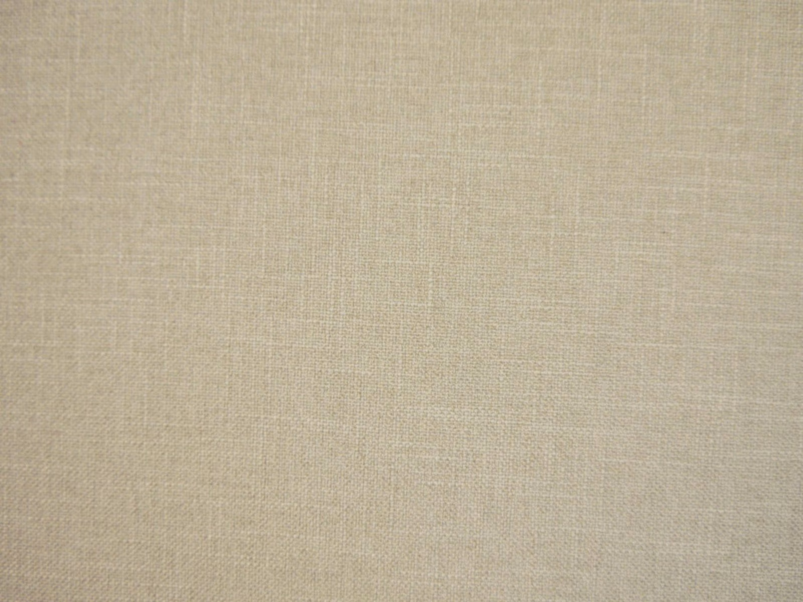 Pale oatmeal faux-linen swatch with a fine, softly crosshatched woven texture
