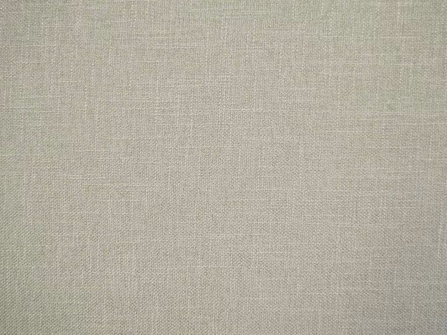 Pale greige faux-linen plain weave with a softly crosshatched surface
