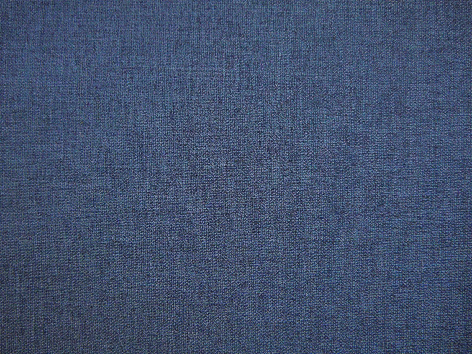 Muted slate-blue faux linen showing a fine, softly varied woven crosshatch texture