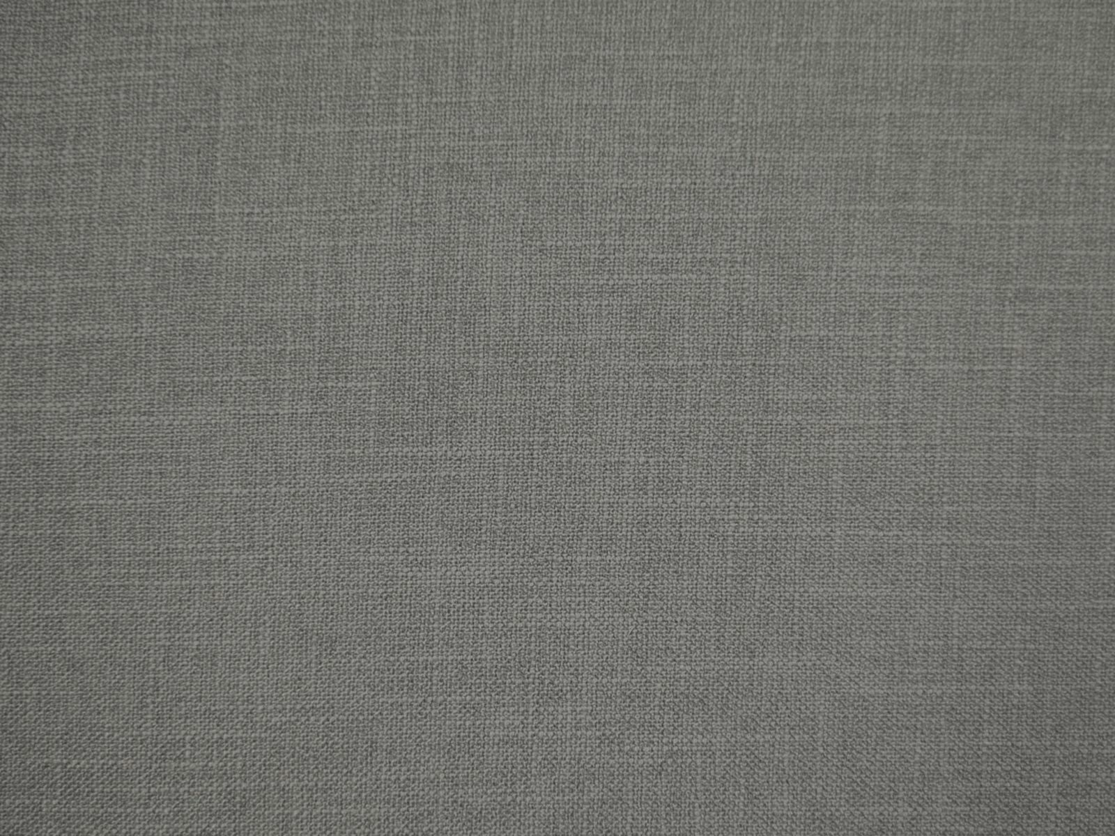 Muted mid-grey faux linen showing a fine crosshatched weave and heathered surface
