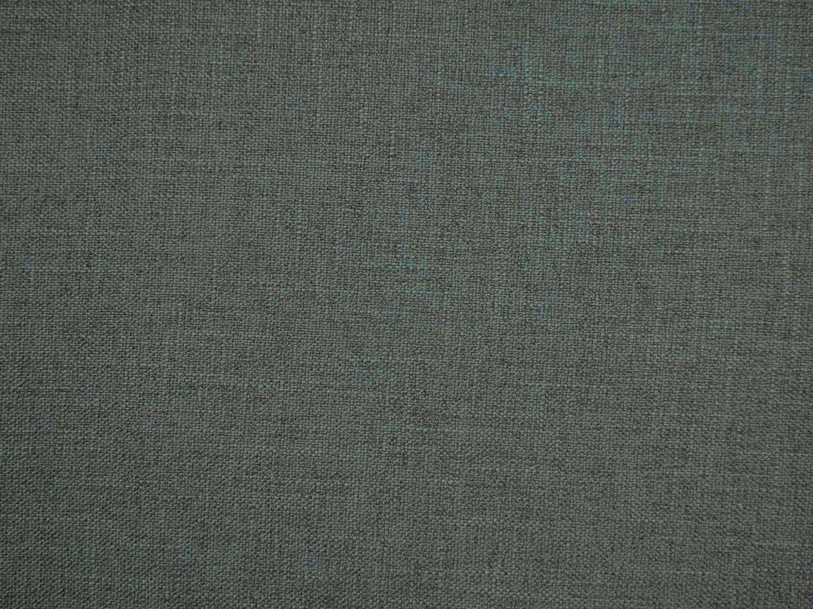 Muted charcoal-sage faux linen showing a fine, softly mottled woven texture