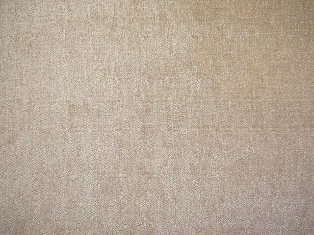 Pale warm taupe chenille with a fine, subtly striated woven surface