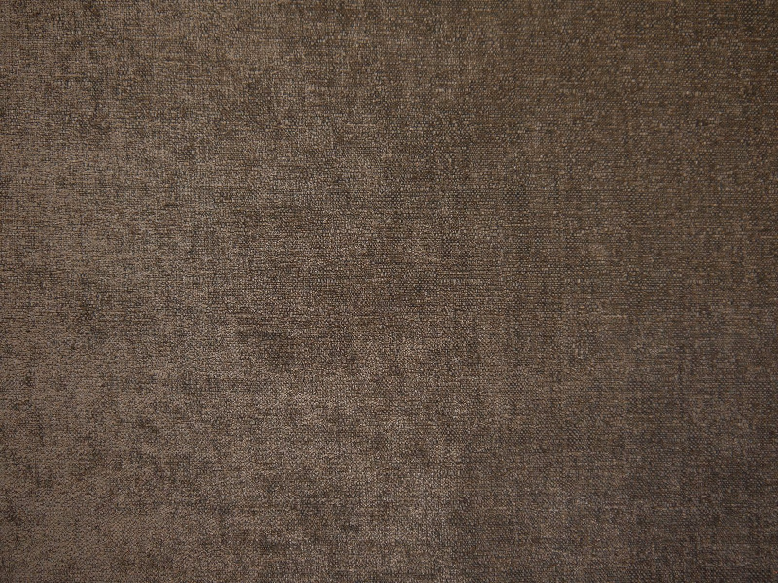 Warm brown taupe chenille with softly mottled woven texture and subtle tonal variation