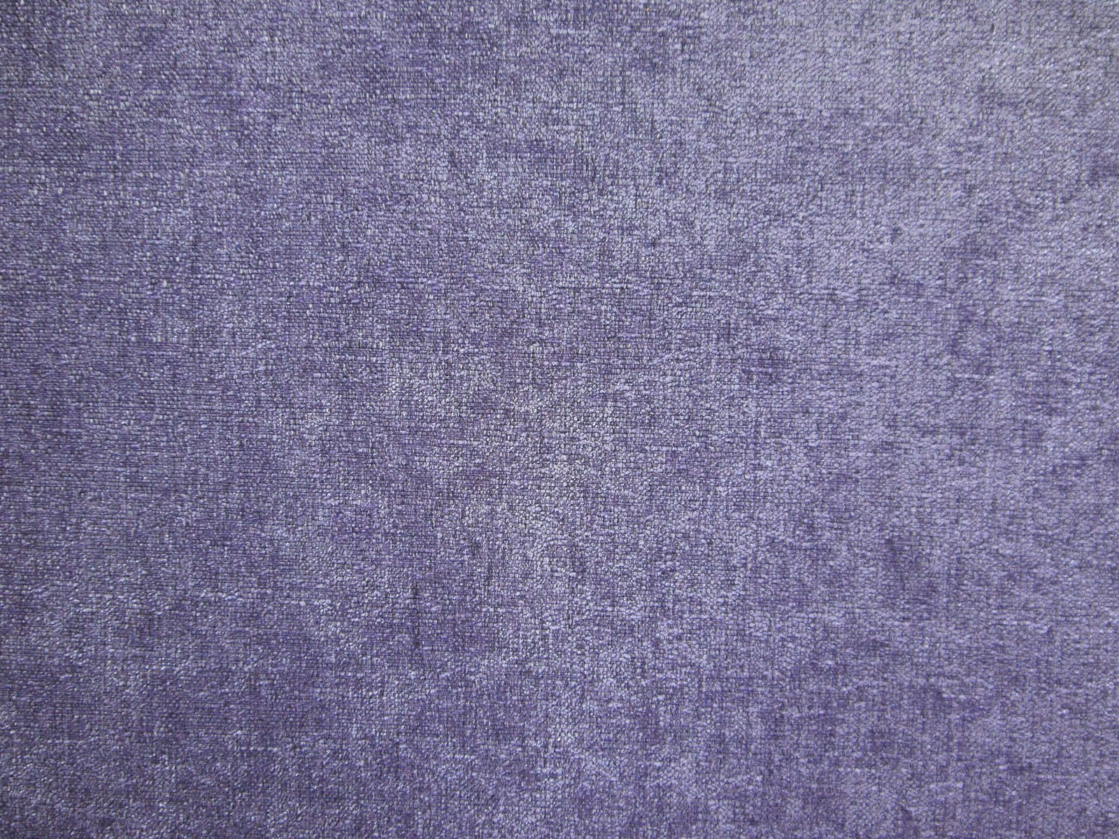 Mottled cool lavender-purple chenille with a softly brushed, textured surface