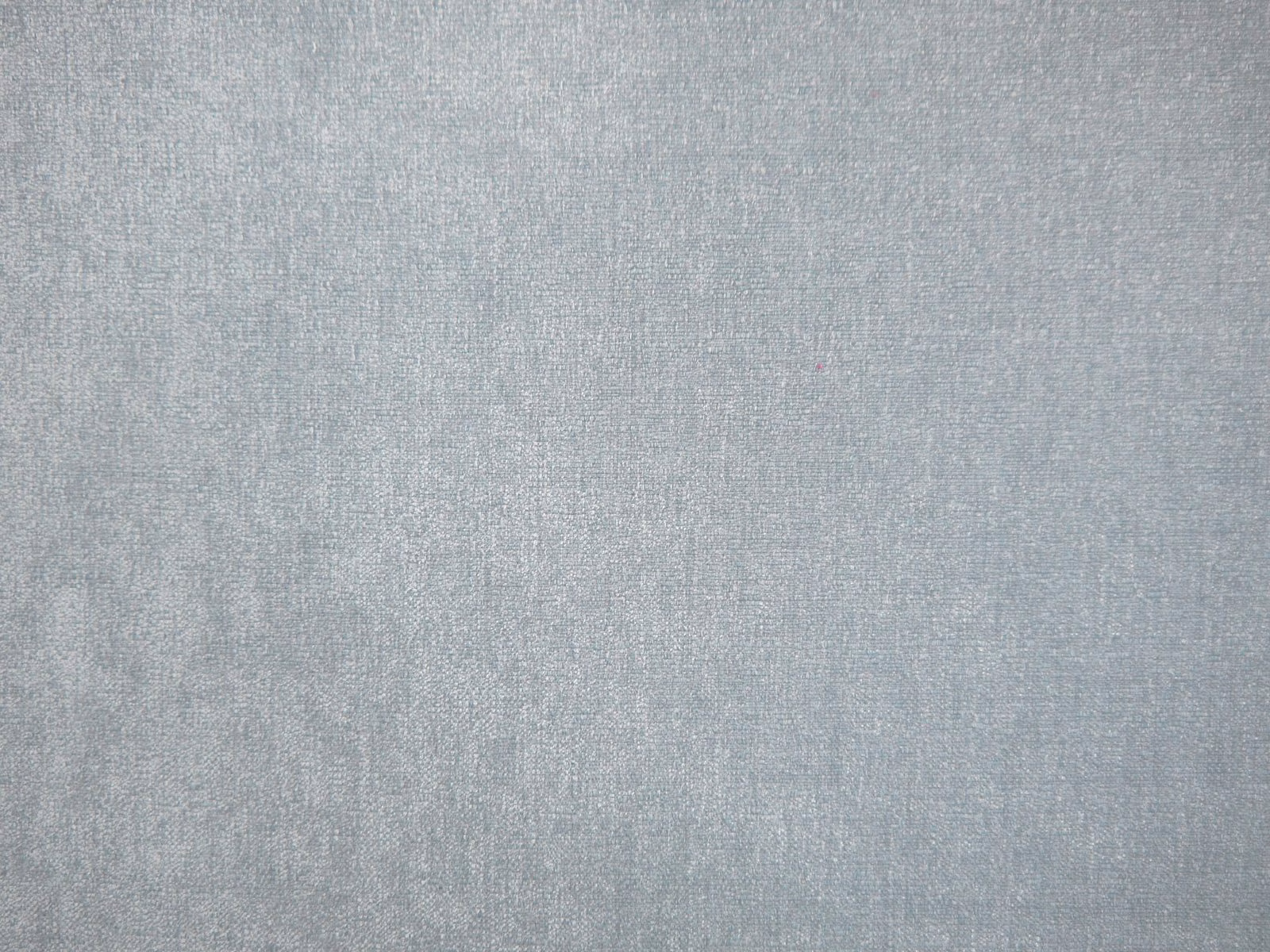 Pale blue-grey chenille with softly clouded, lightly lustrous woven texture