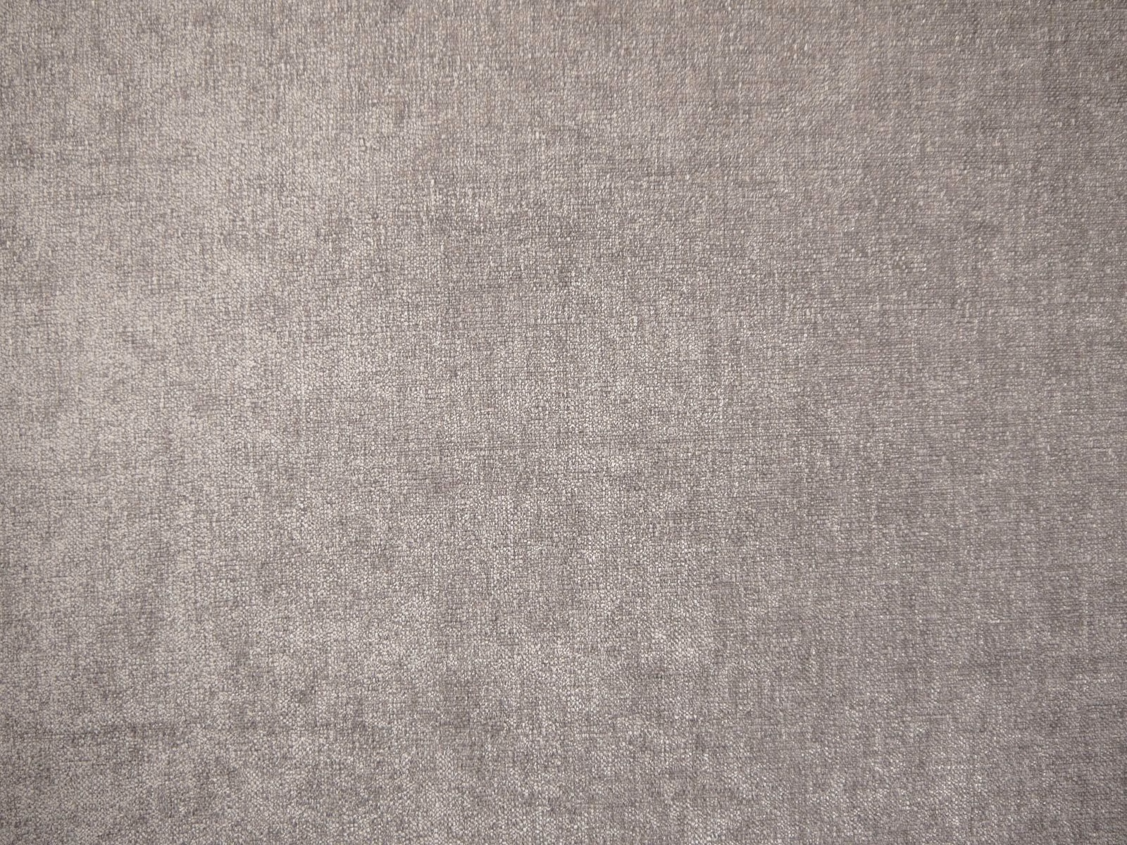 Soft taupe-grey chenille with a finely mottled, close-woven surface